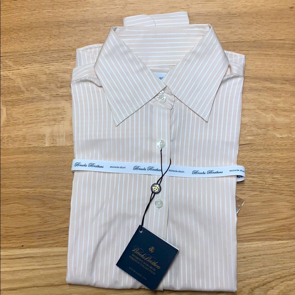 Brooks brothers women’s non iron dress shirt